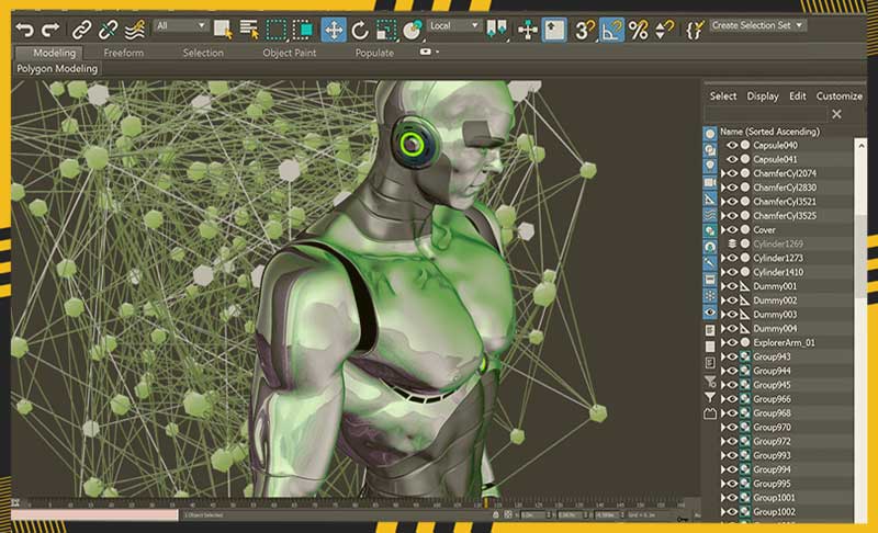نرم افزار تری دی مکس برای ساخت انیمیشن ‌سه بعدی