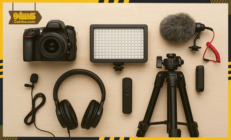 راهنمای جامع ساخت دوره آموزشی حرفهای برای پلتفرمهای آموزشی 3 تجهیزات فیلمبرداری مورد نیاز برای ساخت دوره آموزشی و تولید پکیج های آنلاین